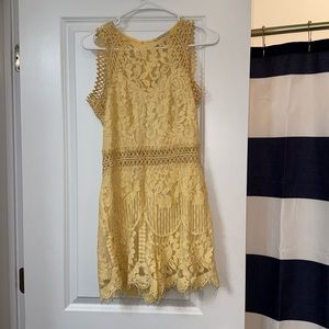 Boutique Yellow Romper